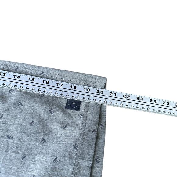 Linksoul Golf Shorts Men’s 2XL XXL Gray Logo All-Over Print Drawstring Lined - Picture 9 of 10